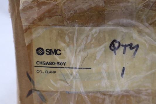 (NEW) SMC CKGA80-50Y-K59L 145psi  Pneumatic Clamp Cylinder STOCK S-367